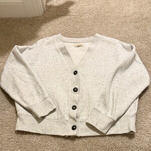 Madewell Sweatshirt Cardigan